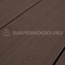 Террасная доска из ДПК Savewood Salix темно-коричневый