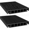 Террасная доска SaveWood Salix S (R+T) черный