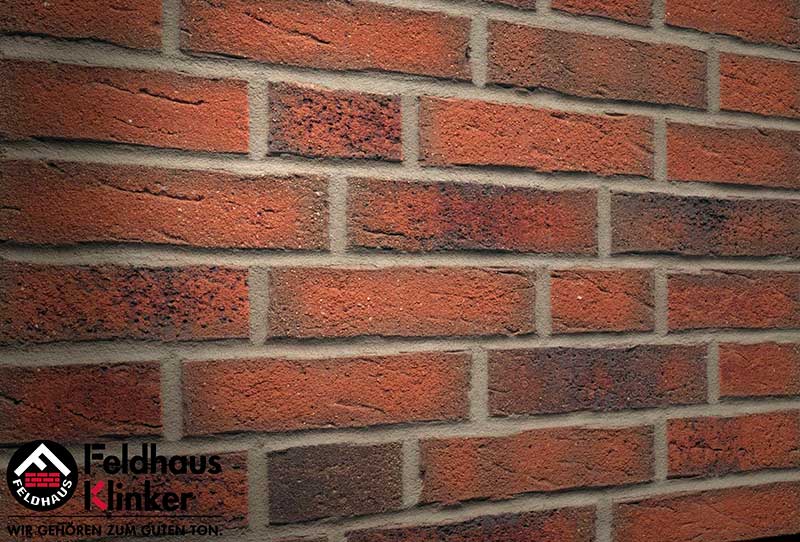 Плитка под кирпич Feldhaus Klinker R687 sintra terracotta linguro