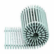 Решетка поперечная, рулонная Interbau 2000-3000x150x22мм №901белая Решетка поперечная, рулонная Interbau 2000-3000x150x22мм №901белая