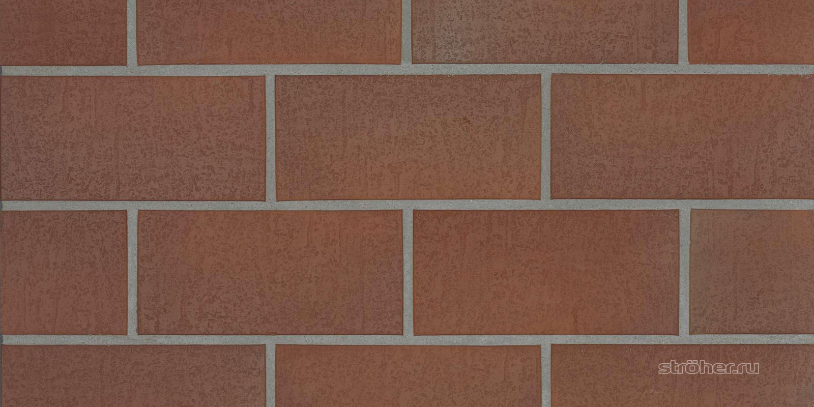 Тротуарная плитка для дорожек Stroeher Spaltklinker 316 Patrizierrot Ofenbunt 240*115